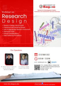 Webinar of Research Design Phase