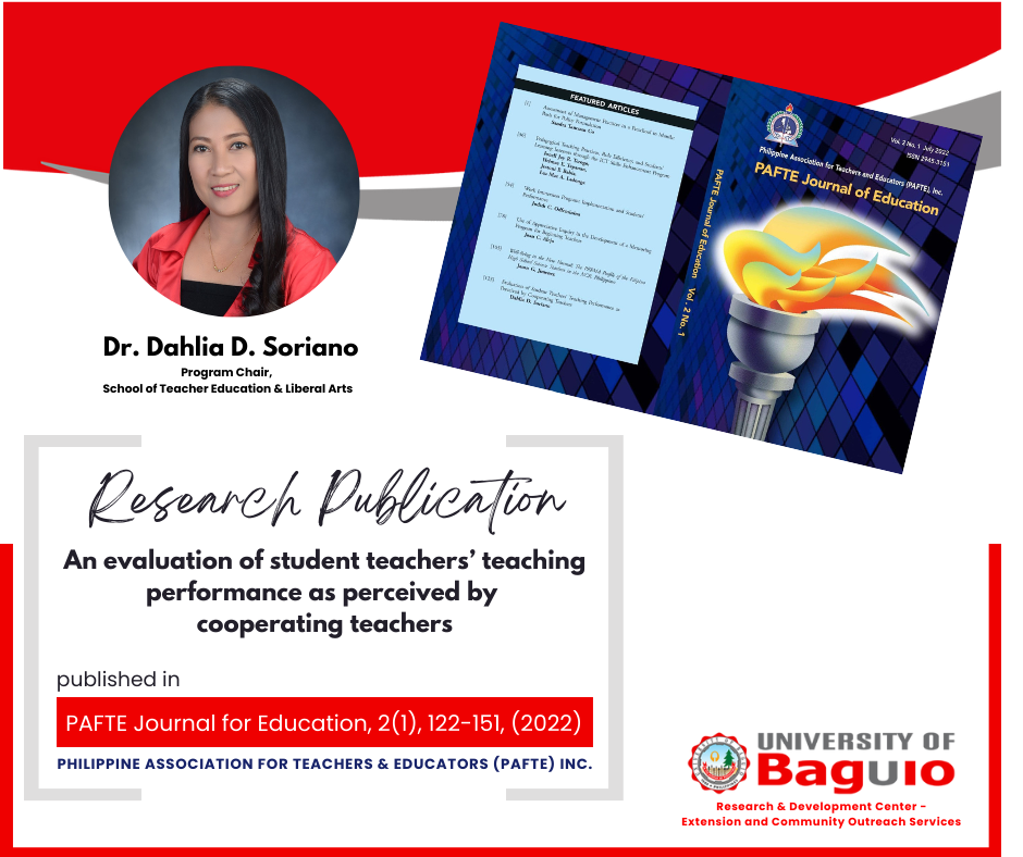 Evaluation of student teachers’ teaching performance as perceived by cooperating teachers
