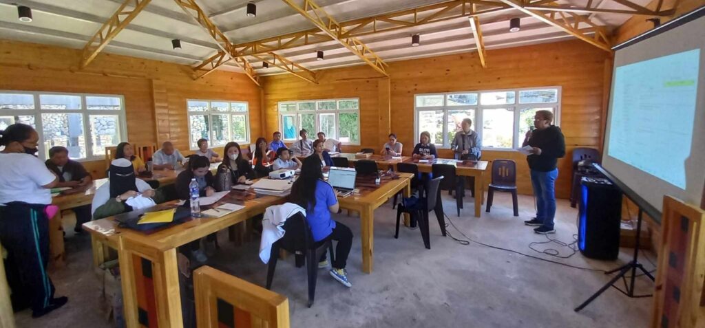 Barangay Pinsao Proper work together with the University of Baguio’s RIECO team for Barangay Development Planning