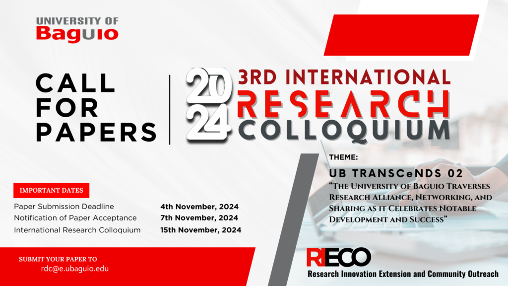Call for Paper – 3rd International Research Colloquium