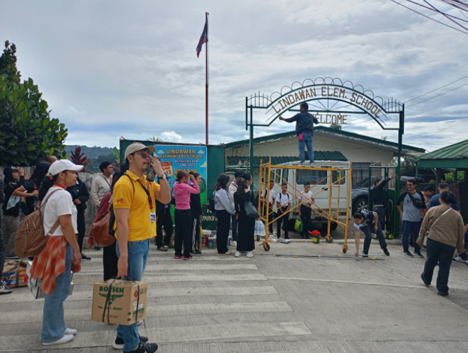 Paint, Purpose, and Partnership: UB Powers Up Lindawan Schools