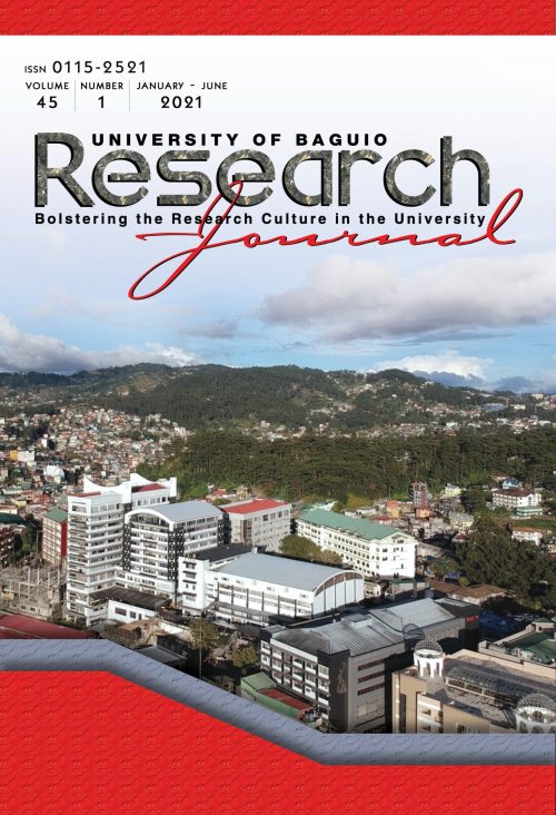 UBRJ 1 cover 2021
